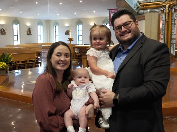 Violet and Archer Baptism